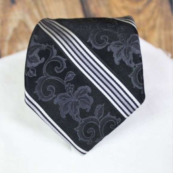 Robert Talbott Men's Best Of Class Black Neck Tie - Picture 3 of 7